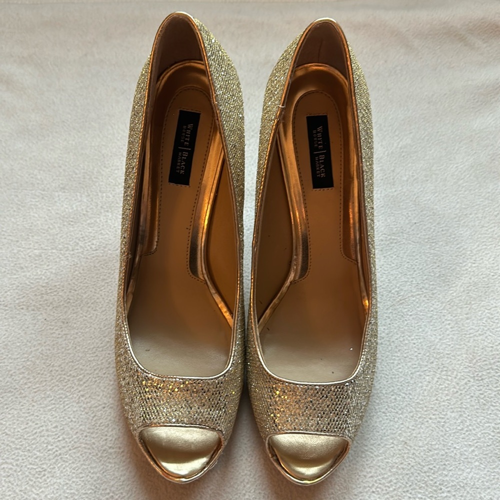 WHBM Brand new glitter heels.